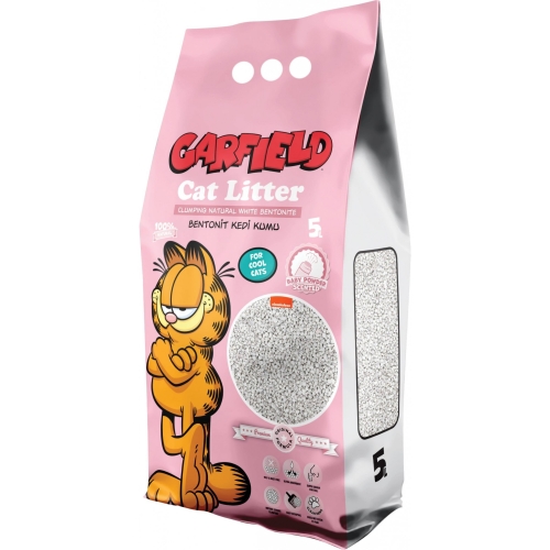 Żwirek Bentonit Dla Kota 5L Baby Powder Garfield