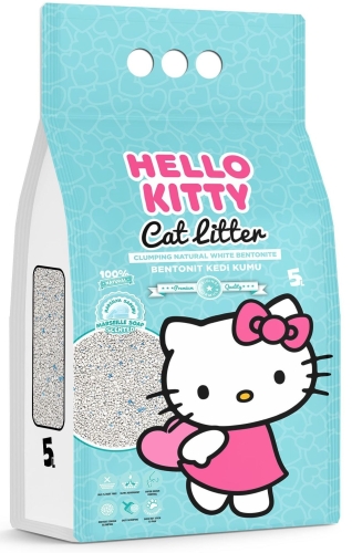 Żwirek Bentonit Dla Kota 5L Mydło Marsylskie Hello Kitty