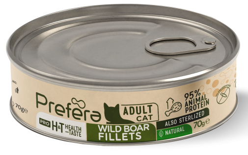 Prefera Cat Filet Dzik z Kurczakiem 70g