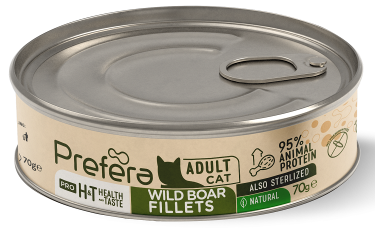 Prefera Cat Filet Dzik z Kurczakiem 70g