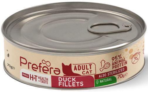Prefera Cat Filet Kaczka z Kurczakiem 70g
