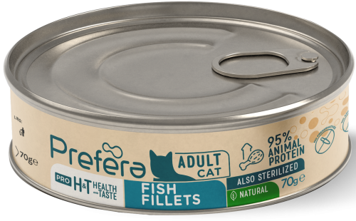 Prefera Cat Filet Łosoś&Ryby&Kurczak 70g