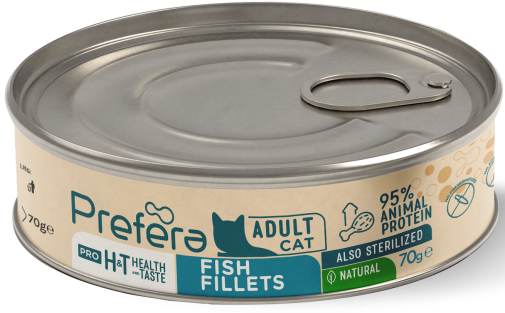 Prefera Cat Filet Łosoś&Ryby&Kurczak 70g