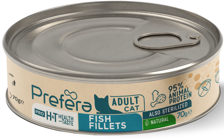 Prefera Cat Filet Łosoś&Ryby&Kurczak 70g