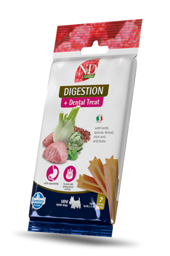 N&D Dental Treat Mini Dog Digestion Jagnięcina 60g