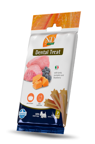 N&D Dental Treat Mni Dog Pumpkin Jagnięcina 60g