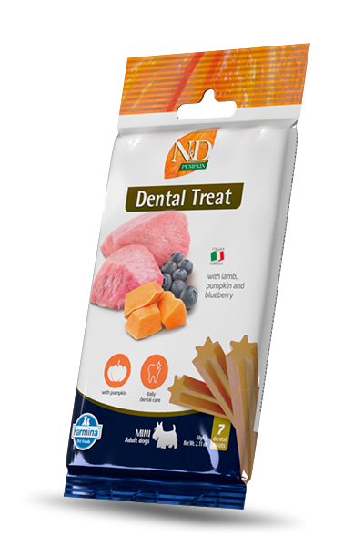 N&D Dental Treat Mni Dog Pumpkin Jagnięcina 60g