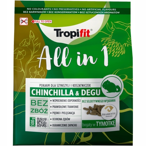 Tropifit All In One Chinchilla & Degu 500g