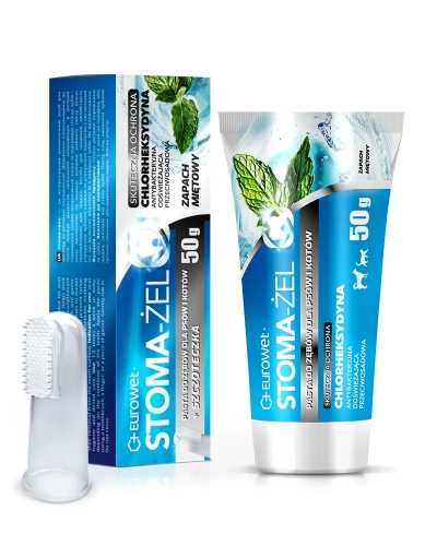 Eurowet Stoma żel 50g Pasta do Zębów dla Psa/Kota