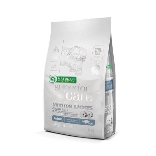 Nature's Protection Superior Care White Dogs Adult Biała Ryba 4kg