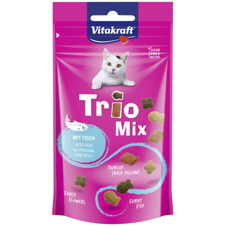 Vitakraft Przysmak Dla Kota Trio Mix Ryba 60g