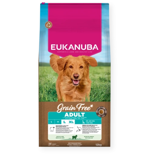 Eukanuba Grain Free Adult Large Lamb 12kg
