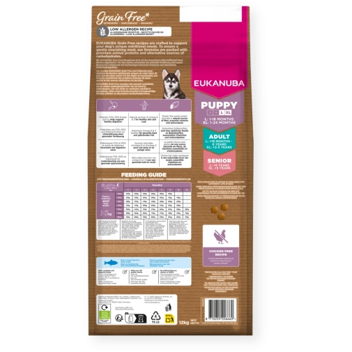Eukanuba Grain Free Large Puppy Ryby Ocean 12kg