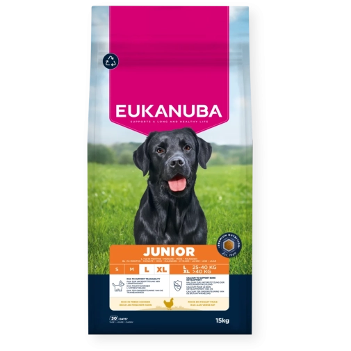 Eukanuba Junior L&XL Breed Kurczak 15kg