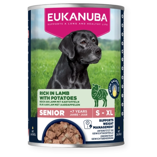 Eukanuba Konserwa Dla Psa Senior Jagnięcina z Ziemniakami 400g