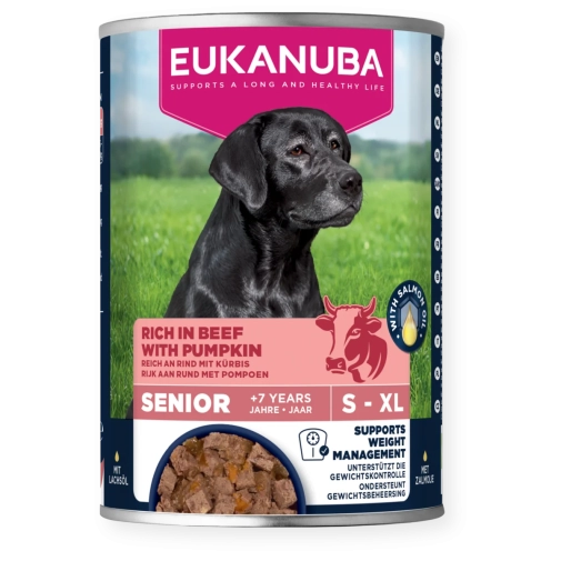 Eukanuba Konserwa Dla Psa Senior Wołowina z Dynią 400g