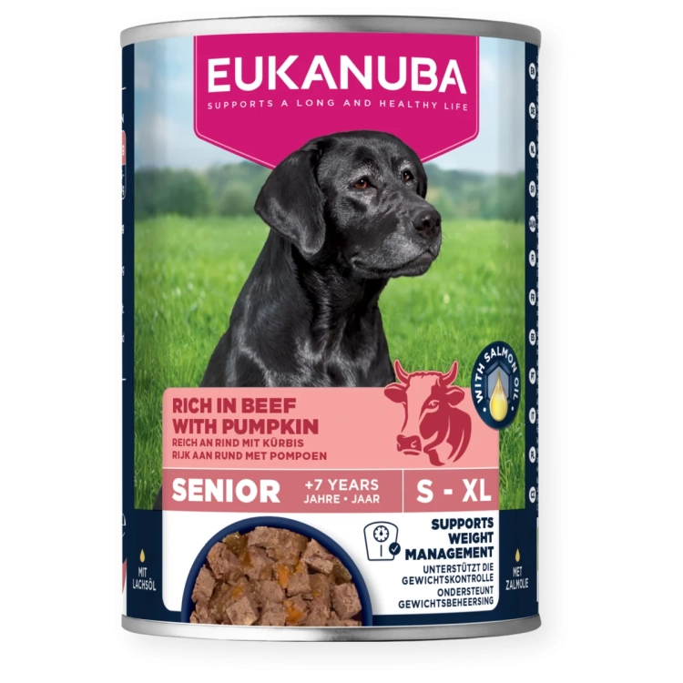 Eukanuba Konserwa Dla Psa Senior Wołowina z Dynią 400g