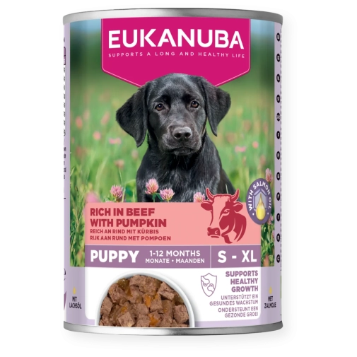 Eukanuba Konserwa Dla Szczeniąt Wołowina z Dynią 400g
