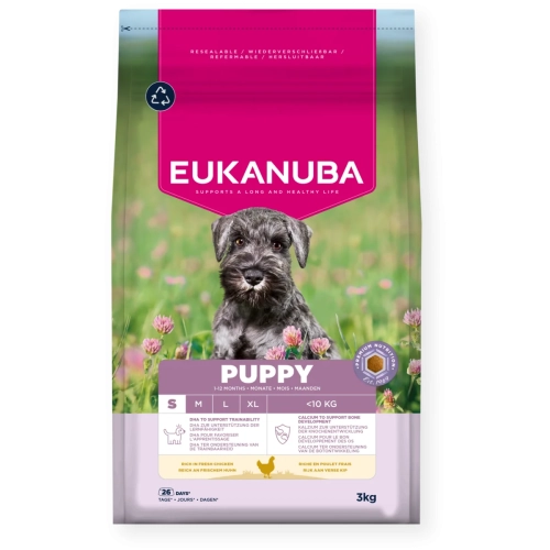 Eukanuba Puppy Small Kurczak 3kg