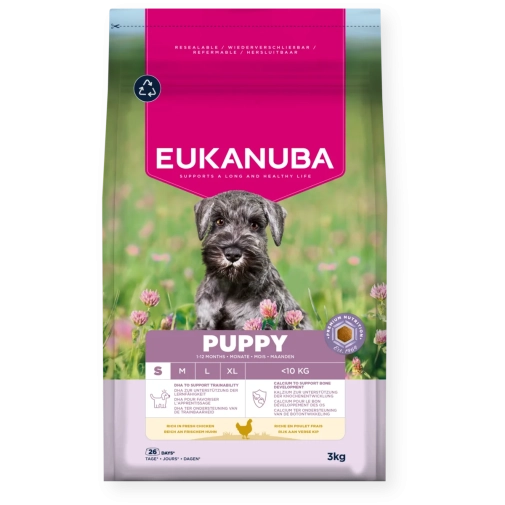 Eukanuba Puppy Small Kurczak 3kg