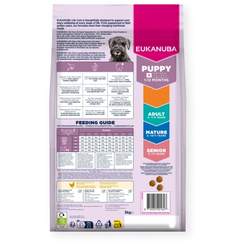 Eukanuba Puppy Small Kurczak 3kg