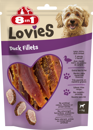 8in1 Lovies Przysmak Dla Psa Filet Z Kaczki 80g