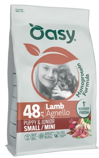Oasy Monoprotein Small&Mini Jagnięciacna 800g