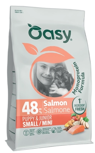 Oasy Monoprotein Small&Mini Puppy Łosoś 2kg