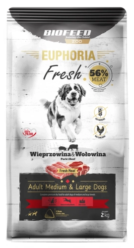 Euphoria Fresh Adult M / L Wieprzowina z Wołowiną 2kg