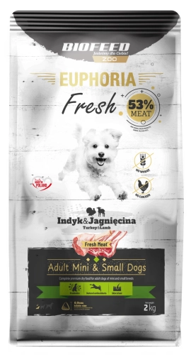 Euphoria Fresh Adult XS / S Indyk z Jagnięciną 2kg