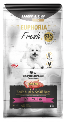 Euphoria Fresh Adult XS / S Indyk z Królikiem 2kg