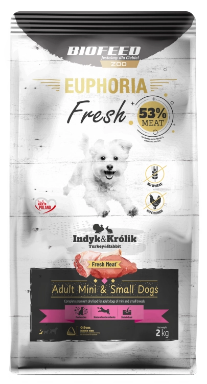 Euphoria Fresh Adult XS / S Indyk z Królikiem 2kg