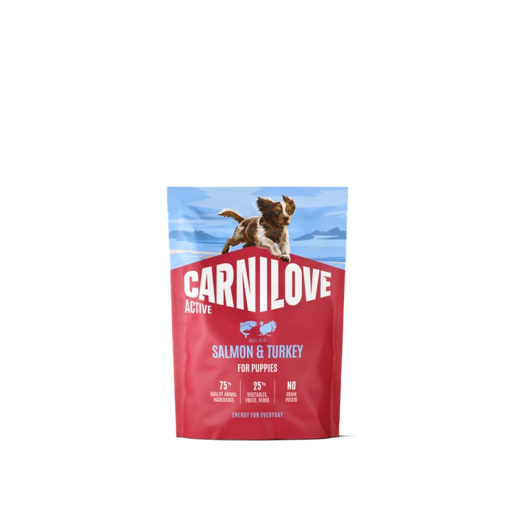 Carnilove Active Dla Szczeniąt Łosoś z Indykiem 1,5kg