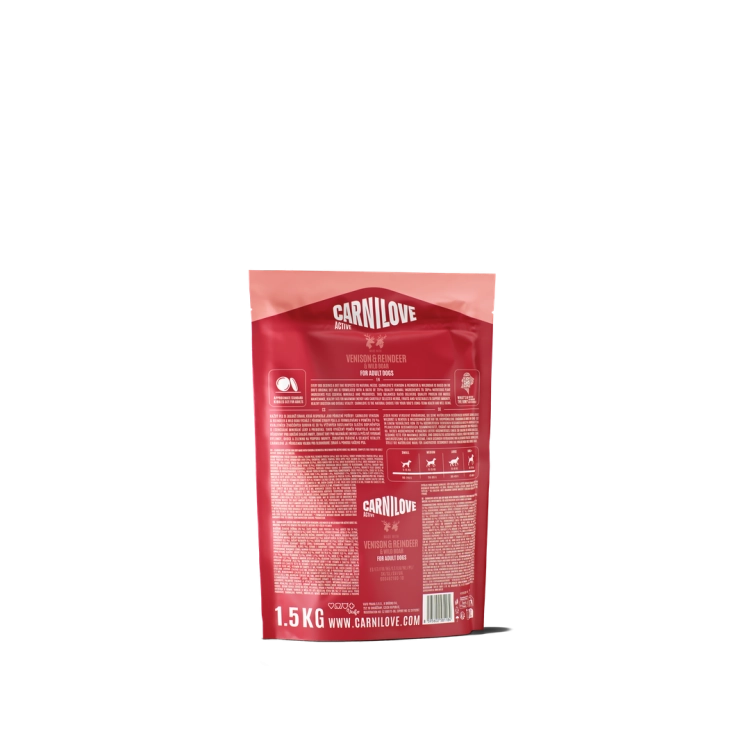 Carnilove Active Dziczyzna z Reniferem i Dzikiem 1,5kg