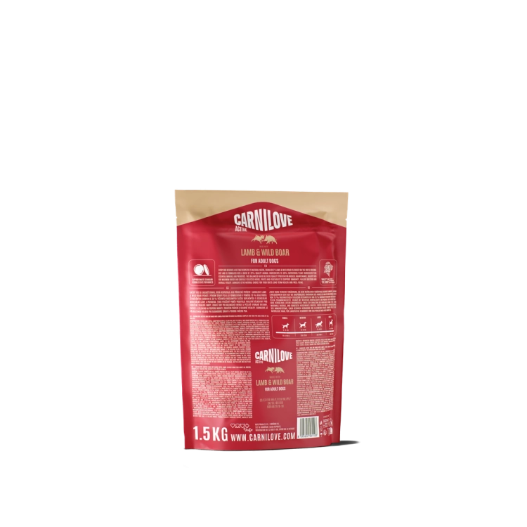 Carnilove Active Jagnięcina z Dziczyzną 1,5kg