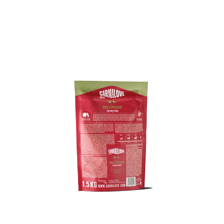Carnilove Active Kaczka z Bażantem 1,5kg