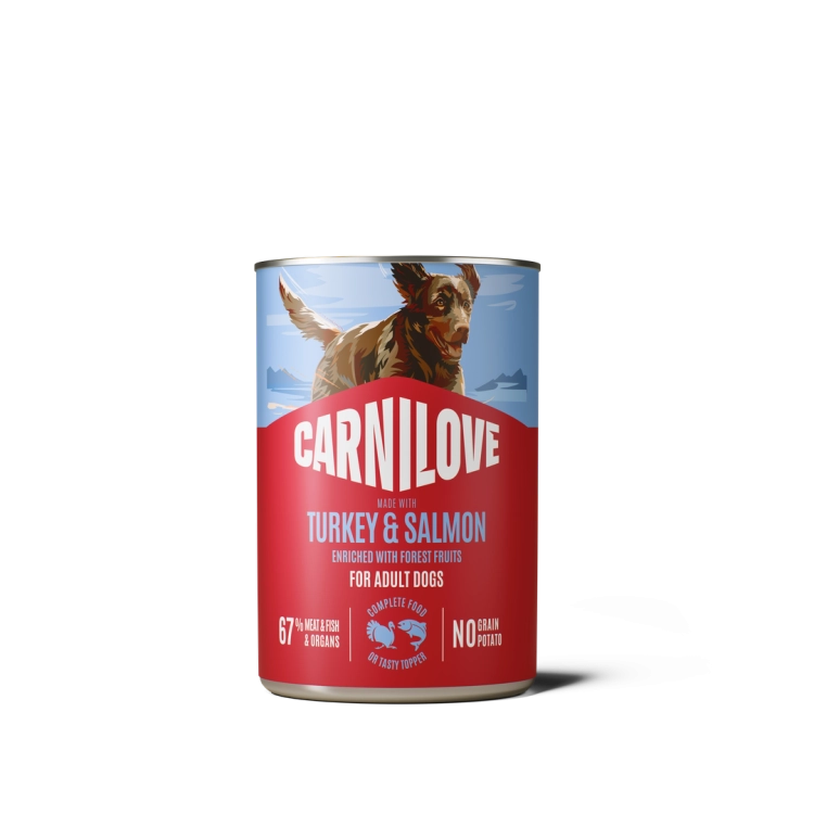 Carnilove Konserwa Cane Pate Indyk i Łosoś 400g