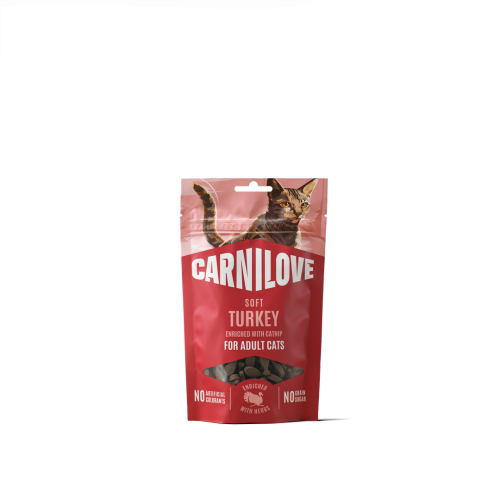 Carnilove Przysmak Dla Kota Soft Snack Indyk z Kocimiętką 50g
