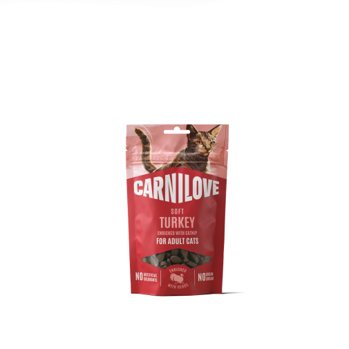 Carnilove Przysmak Dla Kota Soft Snack Indyk z Kocimiętką 50g