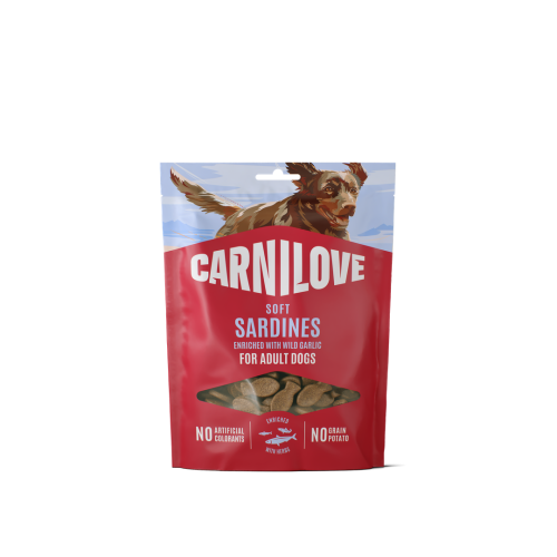 Carnilove Przysmak Dla Psa Soft Sardynka z Czosnkiem 200g