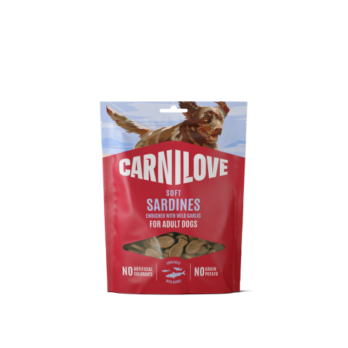 Carnilove Przysmak Dla Psa Soft Sardynka z Czosnkiem 200g