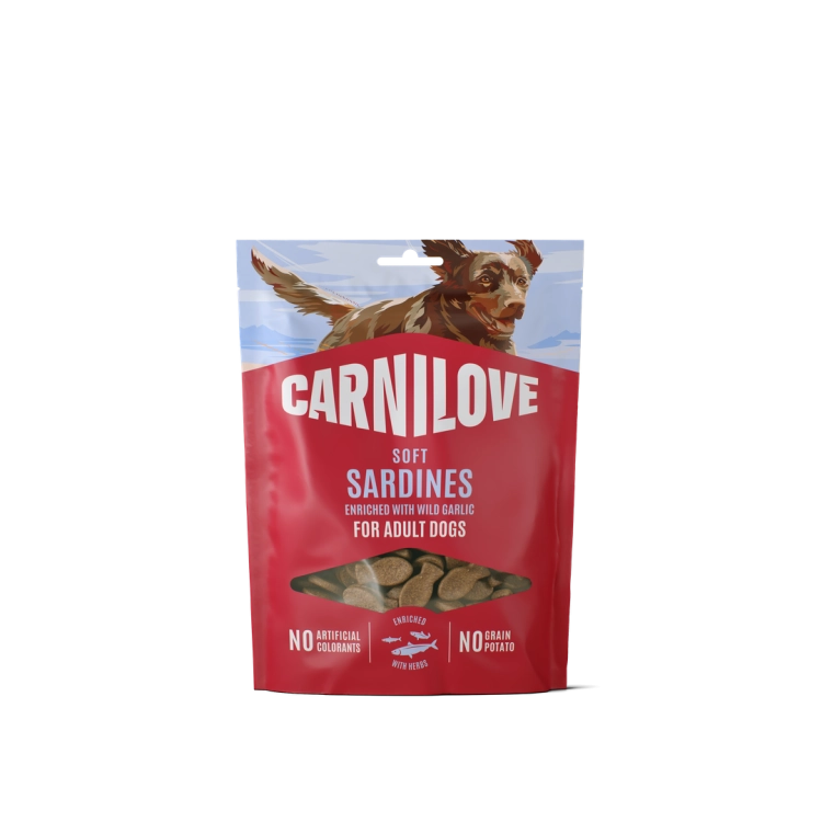 Carnilove Przysmak Dla Psa Soft Sardynka z Czosnkiem 200g