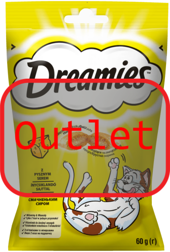 Outlet Dreamies Przysmak Dla Kota Z Serem 60g