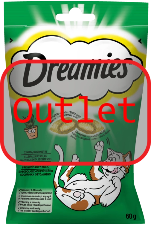 Outlet Dreamies Przysmak Dla Kota Z Kocimiętką 60g