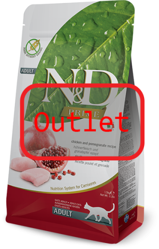 Outlet N&D Prime Cat Chicken&Pomegranate 1,5kg