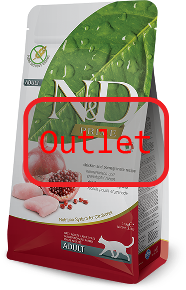 Outlet N&D Prime Cat Chicken&Pomegranate 1,5kg