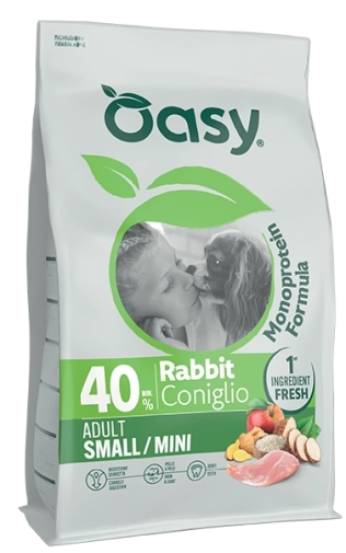 Oasy Monoprotein Small&Mini Królik 2kg