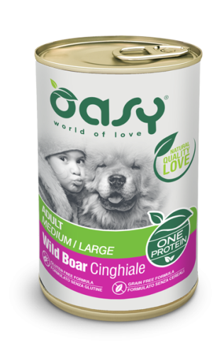 Oasy One Protein Dog Adult Dziczyzna 400g