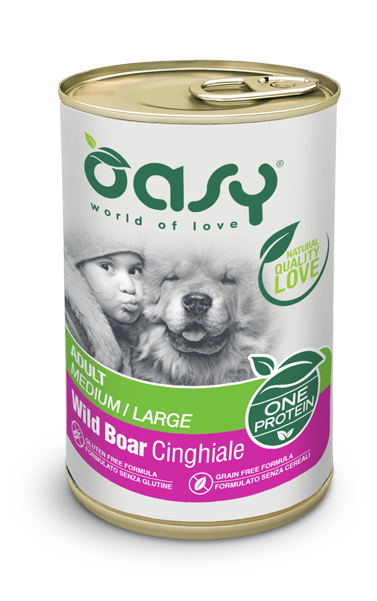Oasy One Protein Dog Adult Dziczyzna 400g