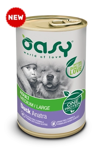 Oasy One Protein Dog Adult Kaczka 400g